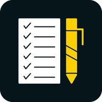 Checklist Vector Icon Design