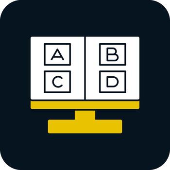 diseño de icono de vector de computadora