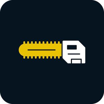 Chainsaw Vector Icon Design