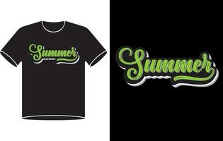 Summer typography, vector  t shirt design