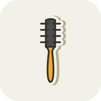 Dry Brush Vector Icon Design