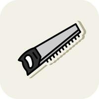 Hand saw Vector Icon Design