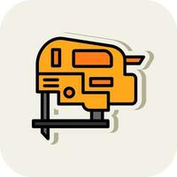 Jig saw Vector Icon Design