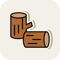 Wood Vector Icon Design