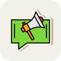 Megaphone Vector Icon Design