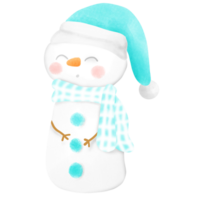 Aquarell Schneemann Illustration png