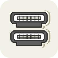 Hdmi port Vector Icon Design