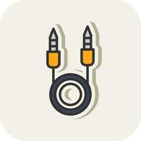 Sound cable Vector Icon Design