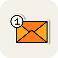 diseño de icono de vector de correo