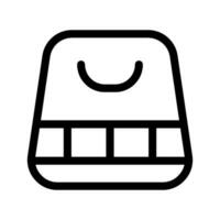 Shopping Bag Icon Vector Symbol Design Illustration