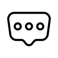 Conversation Icon Vector Symbol Design Illustration