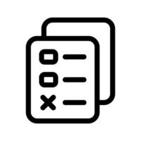 Task List Icon Vector Symbol Design Illustration