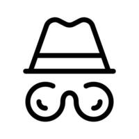 Incognito Icon Vector Symbol Design Illustration