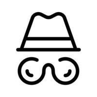 Incognito Icon Vector Symbol Design Illustration