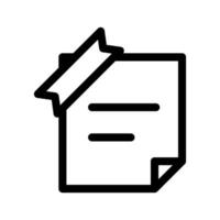 Memo Icon Vector Symbol Design Illustration