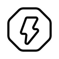 Electric Icon Vector Symbol Design Illustration