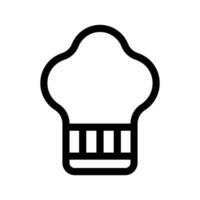 cocinero gorra icono vector símbolo diseño ilustración