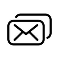 correo icono vector símbolo diseño ilustración