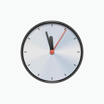 reloj frente ver vector