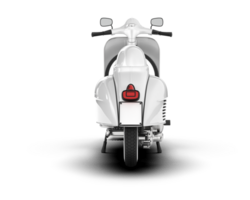 White motorcycle isolated on transparent background. 3d rendering - illustration png