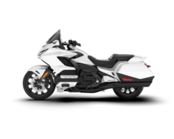 Weiß Motorrad isoliert auf transparent Hintergrund. 3d Rendern - - Illustration png