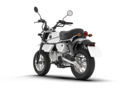 Weiß Motorrad isoliert auf transparent Hintergrund. 3d Rendern - - Illustration png
