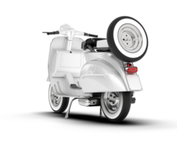 blanco motocicleta aislado en transparente antecedentes. 3d representación - ilustración png