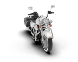 branco motocicleta isolado em transparente fundo. 3d Renderização - ilustração png
