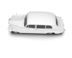 branco luxo carro isolado em transparente fundo. 3d Renderização - ilustração png