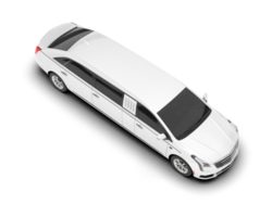 blanco lujo coche aislado en transparente antecedentes. 3d representación - ilustración png