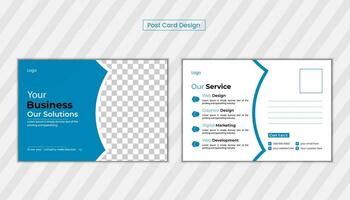 postcard or Event Card Design Free Vector