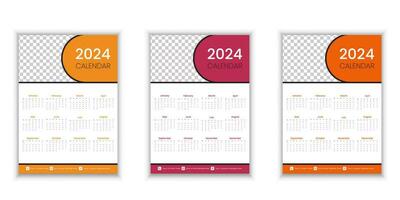 2024 Calender Business Formal Template Free Vector