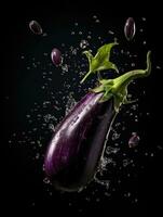AI Generative a photo of eggplant