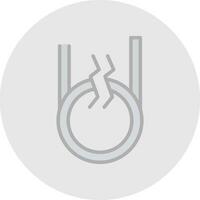 Cable blocked Vector Icon Design