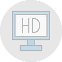 Video display Vector Icon Design