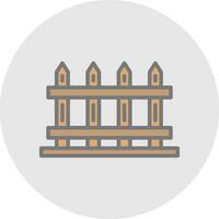 Fence Vector Icon Design