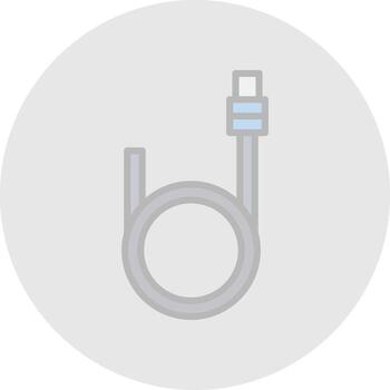 mismo cable vector icono diseño