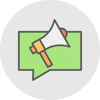 Megaphone Vector Icon Design