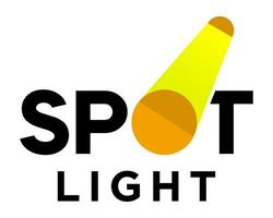 Letter O wordmark spotlight logo design. vector