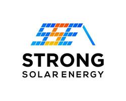 Letters SSE monogram solar energy industry logo design. vector