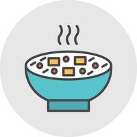 miso sopa vector icono diseño