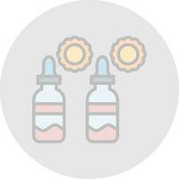 Essential Oils Vector Icon Design