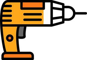 Hand drill Vector Icon Design