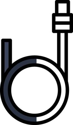 Same cable Vector Icon Design