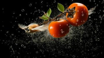 AI Generative a photo of persimmon