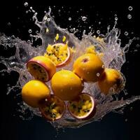 AI Generative a photo of passionfruit