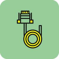 Vga cable Vector Icon Design