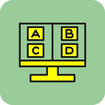 diseño de icono de vector de computadora