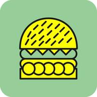 BLT Sandwich Vector Icon Design