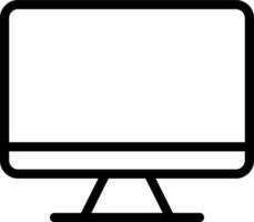 computer line icon vector